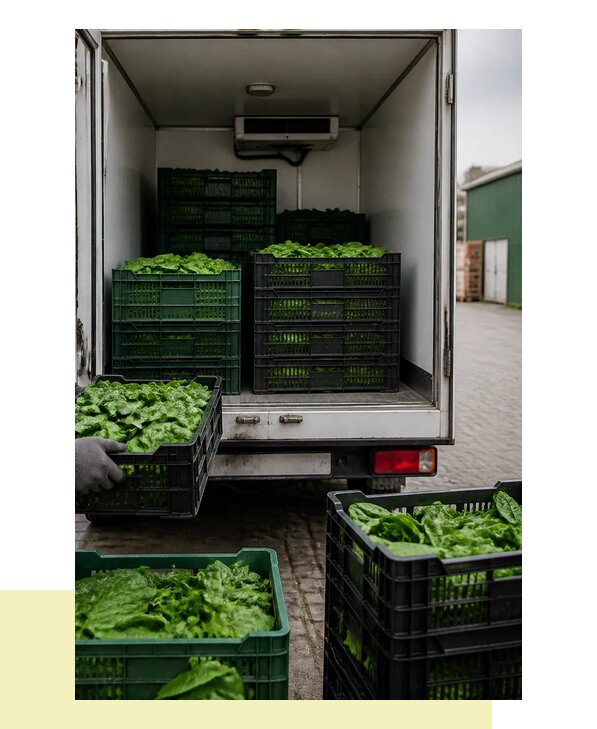 Перевозка шпината в Черняховск с сохранением свежести продукции